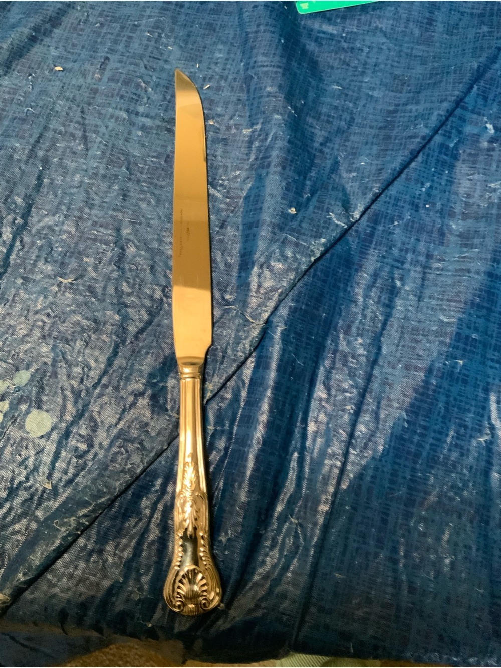 Reed & Barton Kings Stainless Korea 175th Anniversary carving knife.